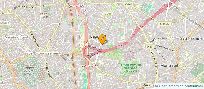 localisation de l'entreprise MONSIEUR MOHAMMED EL DALIL BOURAS  BAGNOLET