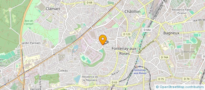 localisation de l'entreprise MONSIEUR MOHAMMED EL DJAMA à FONTENAY-AUX-ROSES