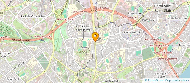 localisation de l'entreprise MONSIEUR MOHAMMED EL FAKHARI à CAEN
