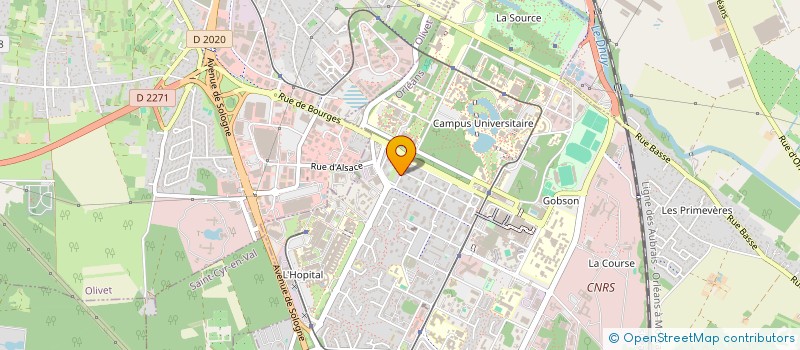 localisation de l'entreprise MONSIEUR MOHAMMED EL GANOUNI à ORLEANS