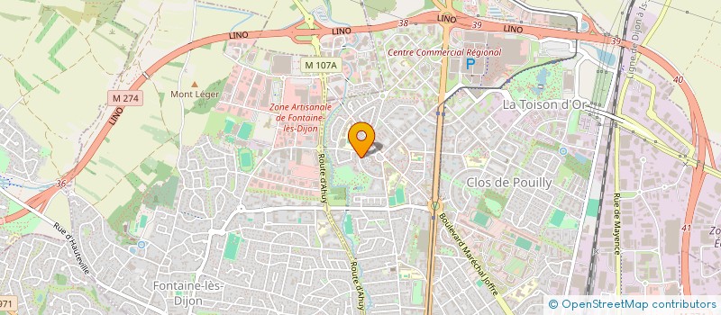 localisation de l'entreprise MONSIEUR MOHAMMED EL GHAZZAR à DIJON