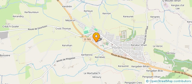 localisation de l'entreprise MONSIEUR MOHAMMED EL HAMDAOUI  PLONEIS