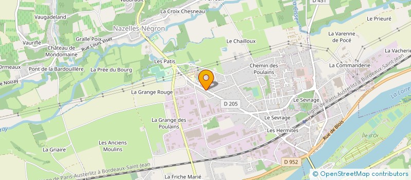 localisation de l'entreprise MONSIEUR MOHAMMED EL-HAMIANI à NAZELLES-NEGRON