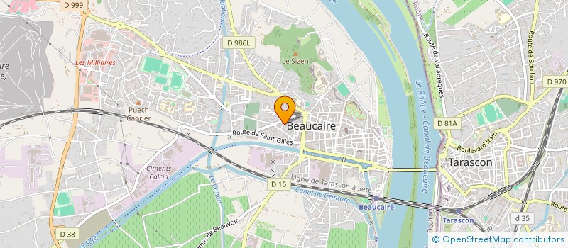 localisation de l'entreprise MONSIEUR MOHAMMED EL KHALDI à BEAUCAIRE
