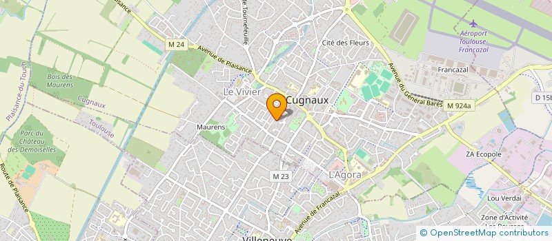 localisation de l'entreprise MONSIEUR MOHAMMED EL KHAOULANI à CUGNAUX