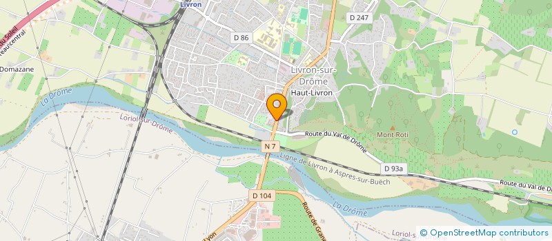 localisation de l'entreprise MONSIEUR MOHAMMED EL KHOLFY  LIVRON-SUR-DROME