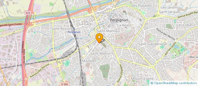 localisation de l'entreprise MONSIEUR MOHAMMED EL MAHJOUB  PERPIGNAN