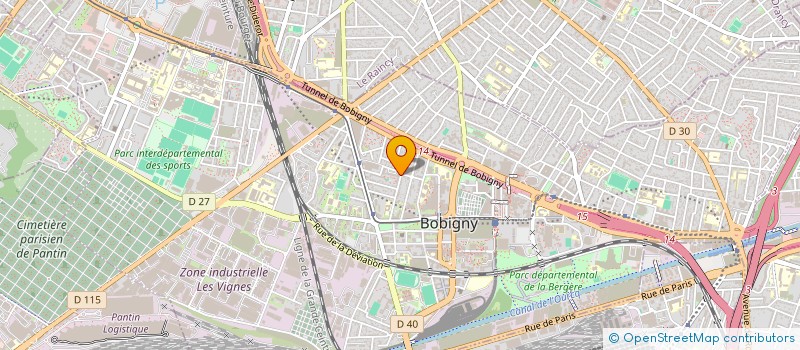 localisation de l'entreprise MONSIEUR MOHAMMED EL MEHDI BOUZIDI  BOBIGNY