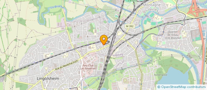 localisation de l'entreprise MONSIEUR MOHAMMED EL MEZOUAK  STRASBOURG