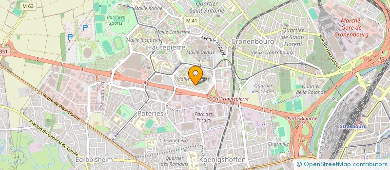 localisation de l'entreprise MONSIEUR MOHAMMED EL MOUSSAOUI à STRASBOURG