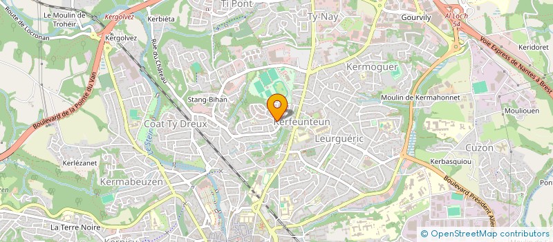 localisation de l'entreprise MONSIEUR MOHAMMED EL OTMANI  QUIMPER