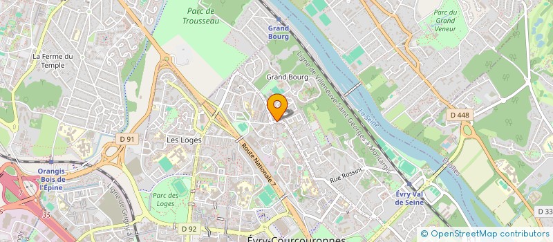 localisation de l'entreprise MONSIEUR MOHAMMED EL OUARDI  EVRY-COURCOURONNES