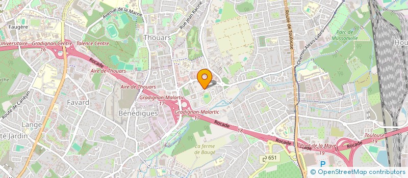 localisation de l'entreprise MONSIEUR MOHAMMED EL OUASSINI  VILLENAVE-D'ORNON