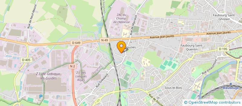 localisation de l'entreprise MONSIEUR MOHAMMED EL YOUSFI  MAUBEUGE