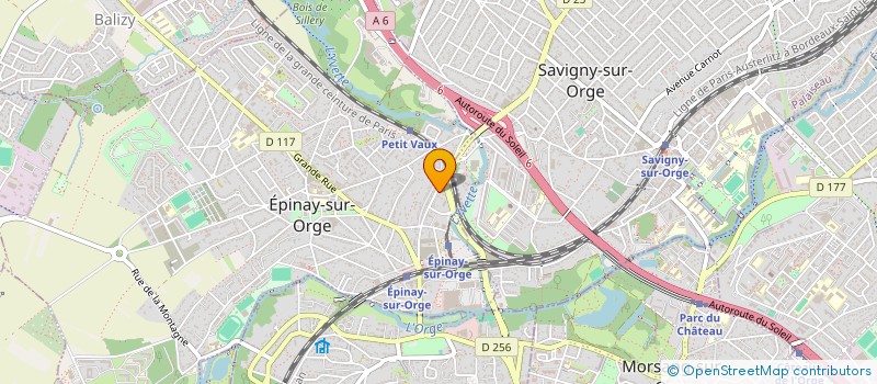 localisation de l'entreprise MONSIEUR MOHAMMED ELBADAOUI  EPINAY-SUR-ORGE