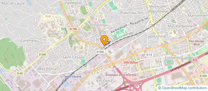 localisation de l'entreprise MONSIEUR MOHAMMED ELHAIEL  NIMES