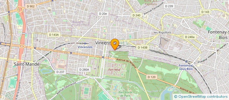 localisation de l'entreprise MONSIEUR MOHAMMED ELKADIRI à VINCENNES