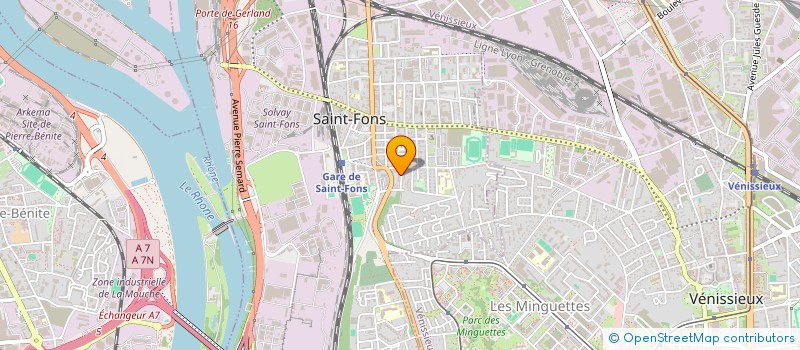 localisation de l'entreprise MONSIEUR MOHAMMED ESSABRI  SAINT-FONS