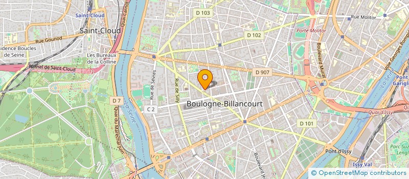 localisation de l'entreprise MONSIEUR MOHAMMED ESSAOUDI à BOULOGNE-BILLANCOURT
