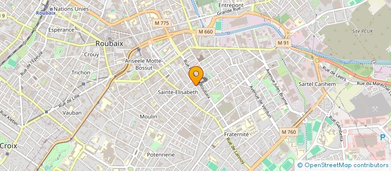 localisation de l'entreprise MONSIEUR MOHAMMED ETTAGHZAOUI  ROUBAIX