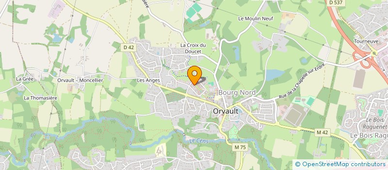 localisation de l'entreprise MONSIEUR MOHAMMED EUDJAL à ORVAULT
