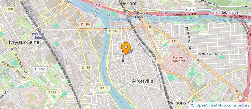 localisation de l'entreprise MONSIEUR MOHAMMED EZZHAIRI à ALFORTVILLE