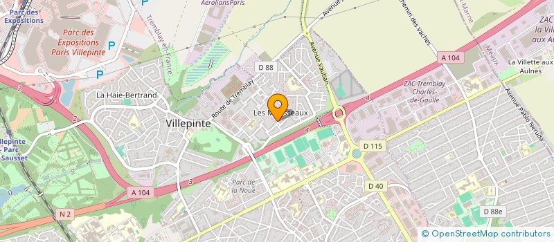 localisation de l'entreprise MONSIEUR MOHAMMED FAIZ à VILLEPINTE