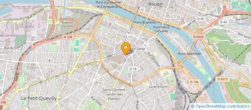 localisation de l'entreprise MONSIEUR MOHAMMED FAOUZI MENADI  ROUEN