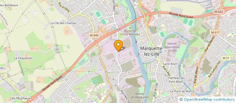 localisation de l'entreprise MONSIEUR MOHAMMED FAWAZ  MARQUETTE-LEZ-LILLE