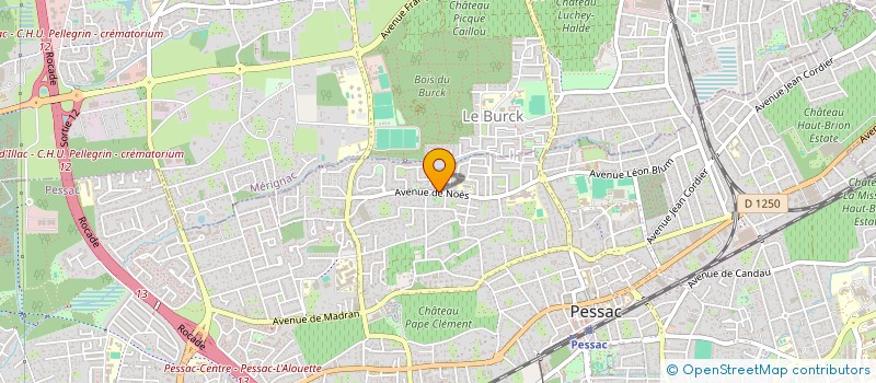 localisation de l'entreprise MONSIEUR MOHAMMED FELLAHI  MERIGNAC