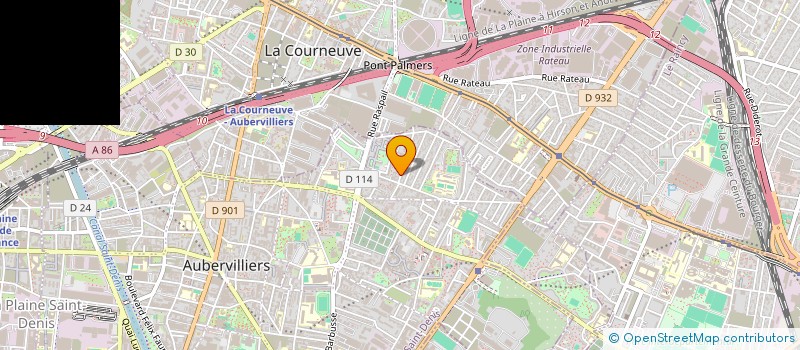 localisation de l'entreprise MONSIEUR MOHAMMED FERHAT  AUBERVILLIERS