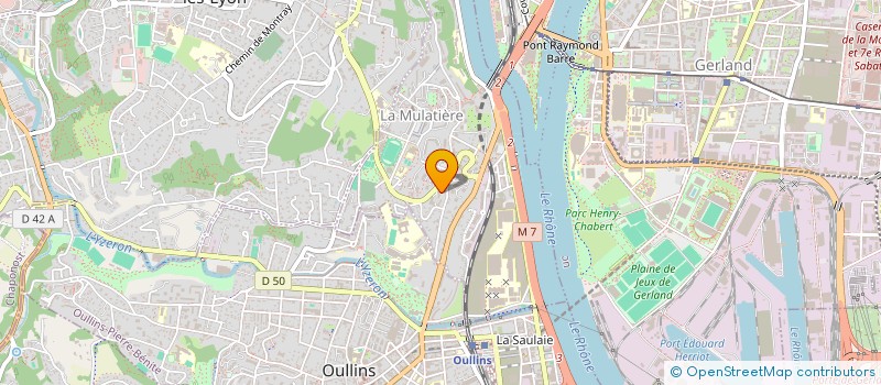 localisation de l'entreprise MONSIEUR MOHAMMED FILALI  LA MULATIERE