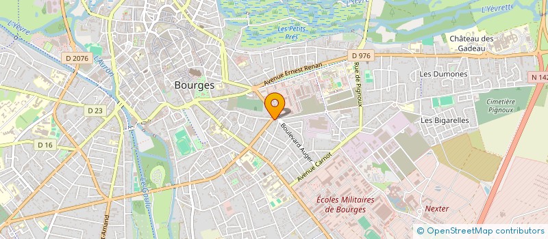 localisation de l'entreprise MONSIEUR MOHAMMED FODIL  BOURGES