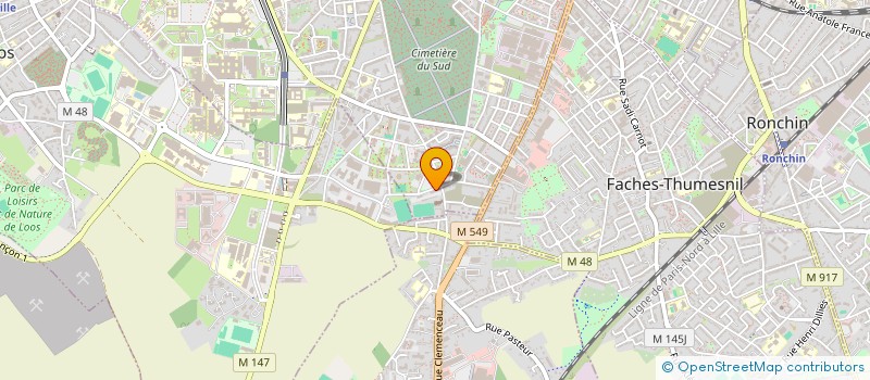 localisation de l'entreprise MONSIEUR MOHAMMED FODIL CHERIF à LILLE