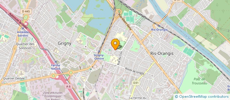 localisation de l'entreprise MONSIEUR MOHAMMED GAHFIF  RIS-ORANGIS