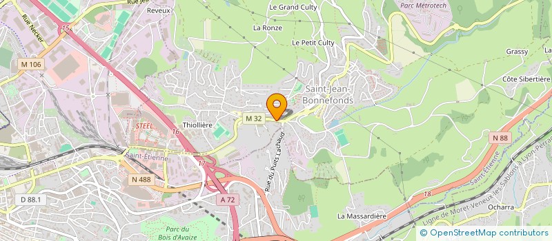 localisation de l'entreprise MONSIEUR MOHAMMED GALFOUT  SAINT-JEAN-BONNEFONDS