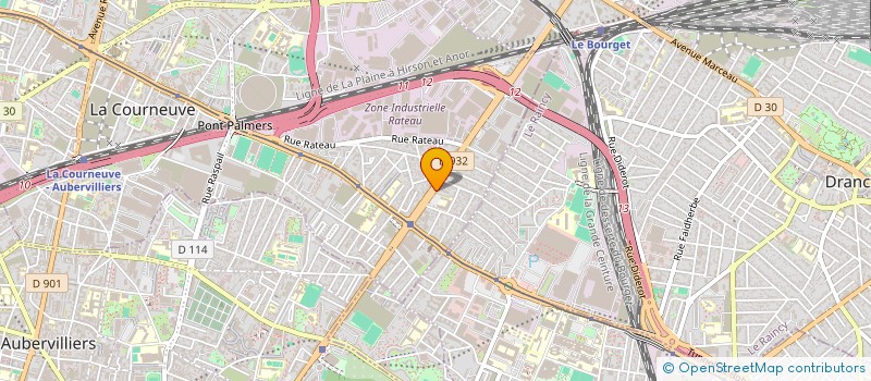 localisation de l'entreprise MONSIEUR MOHAMMED GALMIN à LA COURNEUVE