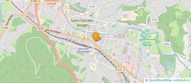 localisation de l'entreprise MONSIEUR MOHAMMED GAMAA ALI à SAINT-DIE-DES-VOSGES