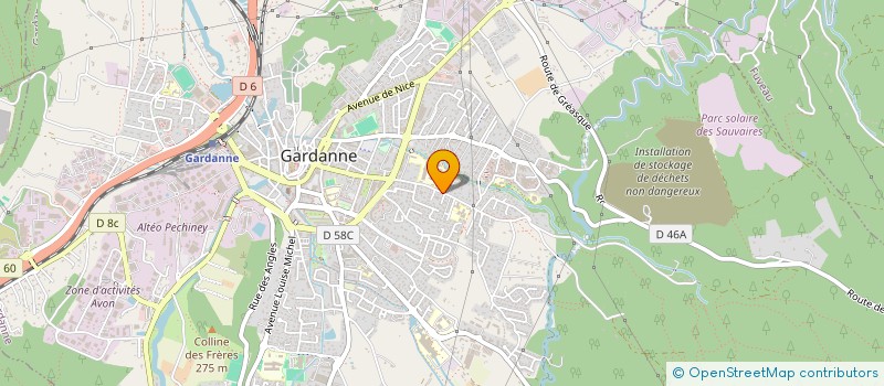 localisation de l'entreprise MONSIEUR MOHAMMED GASMI  GARDANNE