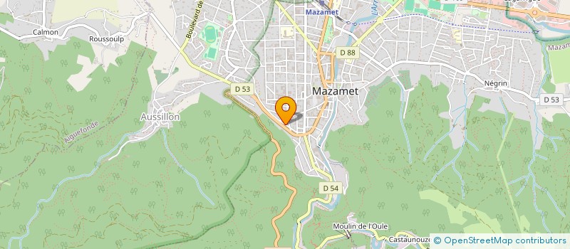 localisation de l'entreprise MONSIEUR MOHAMMED GERARD  MAZAMET