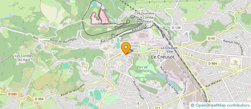 localisation de l'entreprise MONSIEUR MOHAMMED GHAFFOUR  LE CREUSOT