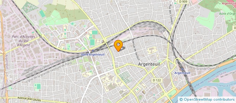 localisation de l'entreprise MONSIEUR MOHAMMED GHALLAB  ARGENTEUIL