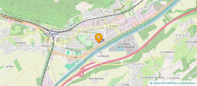 localisation de l'entreprise MONSIEUR MOHAMMED GHANIA  MONTMELIAN