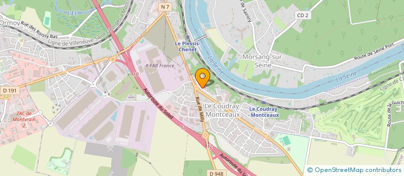 localisation de l'entreprise MONSIEUR MOHAMMED GHASSOUL à LE COUDRAY-MONTCEAUX