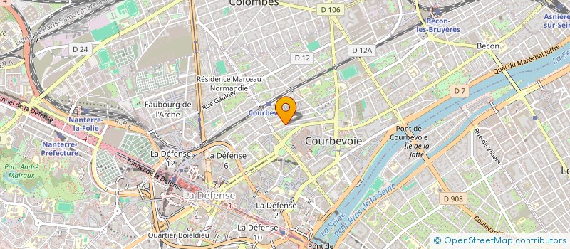 localisation de l'entreprise MONSIEUR MOHAMMED GHECHIM à COURBEVOIE