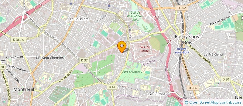 localisation de l'entreprise MONSIEUR MOHAMMED GHELIS à MONTREUIL