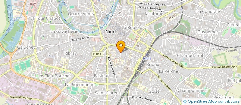 localisation de l'entreprise MONSIEUR MOHAMMED GHEZZAZ  NIORT