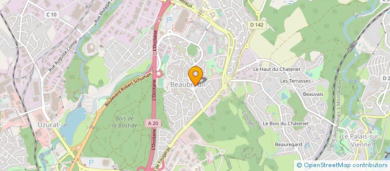 localisation de l'entreprise MONSIEUR MOHAMMED GHOBRINI à LIMOGES