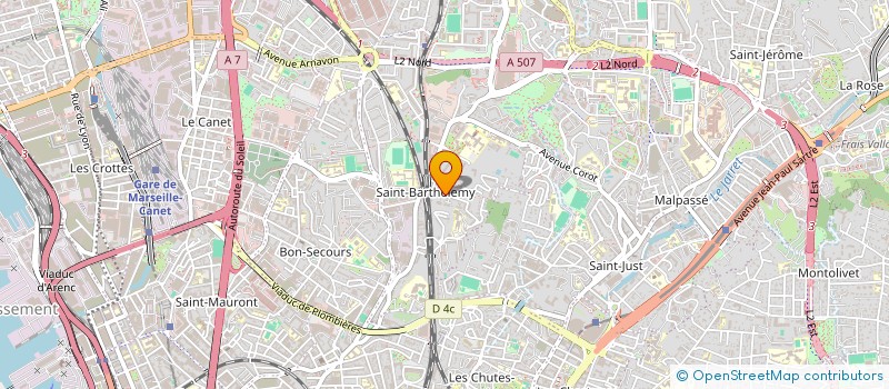 localisation de l'entreprise MONSIEUR MOHAMMED GUELAI à MARSEILLE