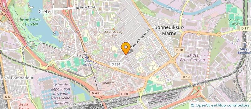 localisation de l'entreprise MONSIEUR MOHAMMED GUELFOUT  BONNEUIL-SUR-MARNE